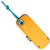 The James Brand The Palmer - Canary / Turquoise / Aluminum / Straight vouwmes