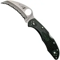Spyderco Tasman Salt 2 vouwmes, spyderedge, zwart