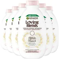 Garnier Loving Blends Milde Haver Verzachtende Shampoo Voordeelverpakking - Normaal Haar, Gevoelige Hoofdhuid - 6 x 300ml