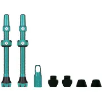 Muc Off - Tubeless Valve Kit V2 Universal For MTB & Road - Fietsventiel 44 mm, turquoise