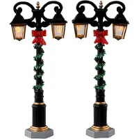 Lemax Caddington Village Kerstdorpminiatuur Splendid Lights (straatlantaarns) 4,5 X 2,4 X 10,8 Cm 2 Stuks