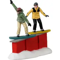 Lemax Snowboard Sliders Vail Village Collection 2023