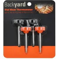 Backyard - BBQ Dial Meat Thermometer