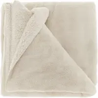 Unique living Plaid Torvah Dove White-150 x 200 cm