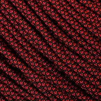 Knivesandtools 550 paracord type III, kleur: imperial red diamond, 100 ft (30,48 m)
