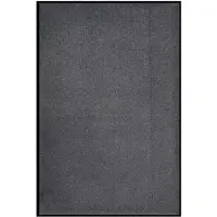 vidaXL Deurmat 80x120 cm antracietkleurig