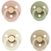 BIBS fopspeen 18+ maand set 4 stuks Blush,Ivory,Sage en Vanilla maat 3