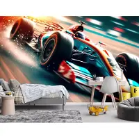 Consalnet Fotobehang - Formula 1 - Race auto - Vliesbehang - (208 x 146 cm)