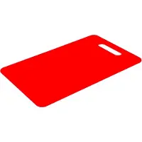 Excellent houseware Snijplank – Kunststof – 38x28 cm – Rood – Keuken