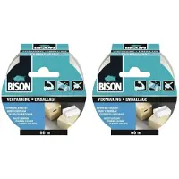 Bison 2x Tape Verpakking Transparant 66 Meter