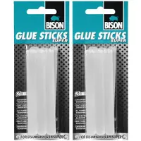 Bison 2x Glue Sticks Super Blister 6 X 11 Mm 6 Stuks
