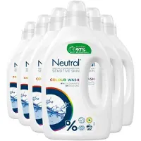 Neutral - Vloeibaar Wasmiddel - Kleur - Parfumvrij - 6 flessen - 120 Wasbeurten - Voordeelverpakking