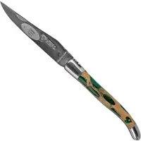 Laguiole En Aubrac Green Cholla Cactus L0212CA9IF cactushout, gepolijst, laguiole zakmes, 12 cm