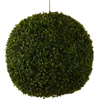 Mica Decorations - Buxus Bol Kunstplant voor Buiten Hangend - Ø45 cm - Groen