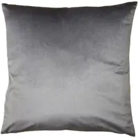 Clayre & Eef Kussenhoes 45x45 cm Grijs Polyester Sierkussenhoes Grijs Sierkussenhoes