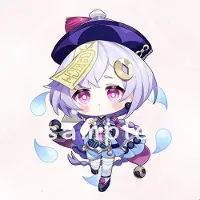 Genshin Impact - Qiqi - Sleutelhanger/Keychain - Anime Merchandise - Figure - Manga