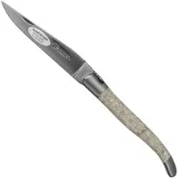 Laguiole En Aubrac Oyster L0212CQH oesterschelp, mat, laguiole zakmes, 12 cm