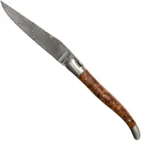 Laguiole En Aubrac 12 cm Balbach damast, Thuya wood L0212THI/FDBB1 Laguiolemes