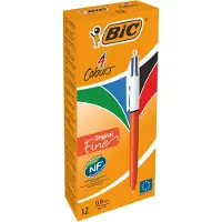 BIC Original Fine Pen 12 Units Veelkleurig Kinderen