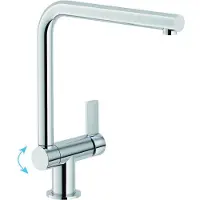 Nobilis Window keukenkraan chroom 96114