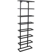 Loft42 Pinot Wandwijnrek - 8 flessen - Metaal - Zwart - 87x27x11