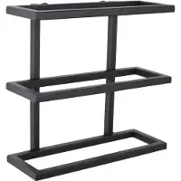 Loft42 Pinot Wandwijnrek - 3 flessen - Metaal - Zwart - 26x27x11