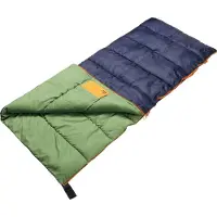 Dutch Mountains Slaapzak Pampus - 190 x 75cm - aanritsbaar en incl tochtstrip en tasje - Polyester