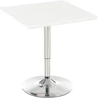HOMEdotCOM Verstelbare bartafel, straalwit