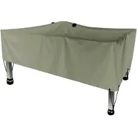 Perel Tuintafelhoes | | 185 x 105 x 60 cm (Polyester, Taupe)