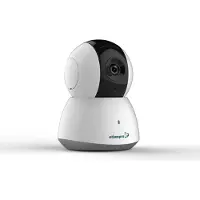 Velleman Mini IP-camera, bewakingscamera, wifi, pan/tilt, 2 MP, IR-leds, nachtzicht 10 m, vaste lens, DWDR-technologie, app Guarding Vision, voor binnen en buiten, wit