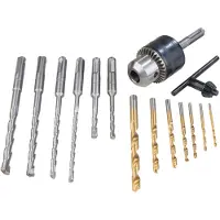 Westfalia Rondschacht & SDS boren set - incl. boorhouder - 15-delig
