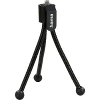 Hama Ministatief 1/4 inch Werkhoogte: 7 - 10 cm Zwart Voor smartphones en GoPro