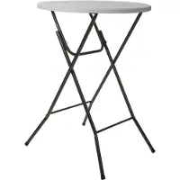 Perel FP185N Vouwtafel Rond - Ø 80 x 110 cm