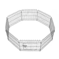 PawHut , ren voor puppy's, omheining voor puppy's, looprek, afrastering voor honden, omheining voor een losloopgebied