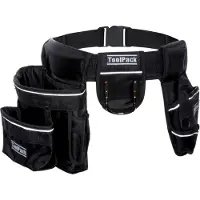 Toolpack Robuuste gereedschapsgordel 360.019 Zwart
