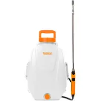 Toolland Rugsproeier - 12 L - Herlaadbare batterij - Oranje