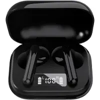 Denver TWE-38BLACK, Draadloos, Gesprekken/muziek, Koptelefoon met microfoon, Zwart