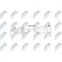 NTY NPW-FR-014 Aandrijfas