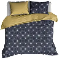 De Witte Lietaer Dekbedovertrek Alice Blue Wing Teal Satijn-200 x 200 / 220 cm | 2-Persoons