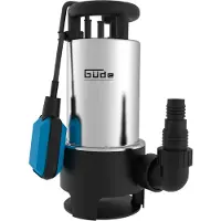 Güde dompelpomp voor vuilwater, model GS1103, 1100 W, 20.000 liter per uur, 35 mm, artikelnummer 94639