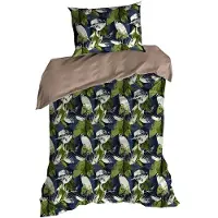De Witte Lietaer Dekbedovertrek Elm Chinchilla Satijn-140 x 200 / 220 cm | 1-Persoons
