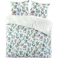 Papillon Dekbedovertrek Aquari Multi Satijn-240 x 200 / 220 cm | Lits-Jumeaux