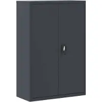 vidaXL Archiefkast 90x40x140 cm staal antracietkleurig