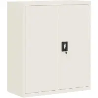 vidaXL Archiefkast 90x40x105 cm staal wit