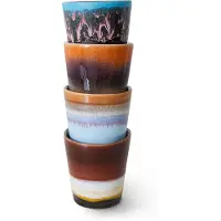 HK Living 70's ristretto mok 4-pack Solar