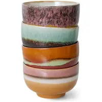 HK Living 70's kom Ø13,5 cm 4-pack Geyser