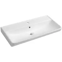 Bruckner Neon keramische wastafel 50x42cm wit