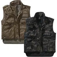 Brandit Bodywarmer 'Ranger' lichtbruin / grijs / spar