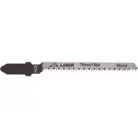 Labor decoupeerzaagbladen hout T101AO 76mm (5 Stuks)