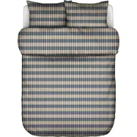 Marc O'Polo Dekbedovertrek Hillan Forest Green Flanel-200 x 200 / 220 cm | 2-Persoons